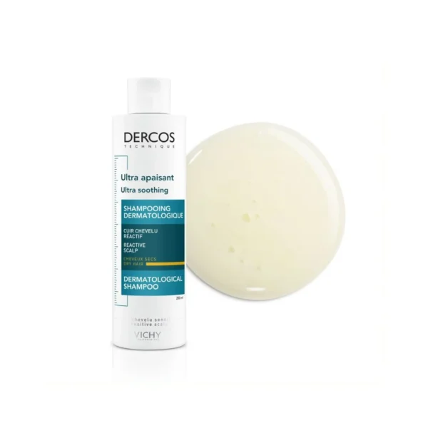 Vichy Dercos Shampoing Ultra Apaisant Cheveux Secs 200ml