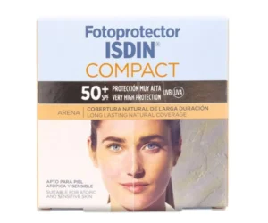 ISDIN Fotoprotector Compact Arena SPF50 - Protection solaire en format compact.